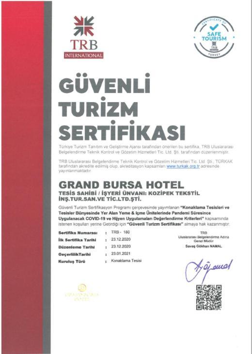 Grand Bursa Hotel Esterno foto